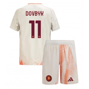 AS Roma Artem Dovbyk #11 Gostujuci Dres za Dječji 2024-25 Kratak Rukavima (+ kratke hlače)